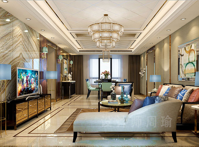 美女插b视频在线世纪江尚三室两厅168平装修设计效果欣赏